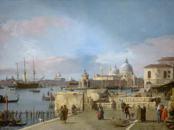 Entrance to the Grand Canal from the Molo, Venice, Canaletto