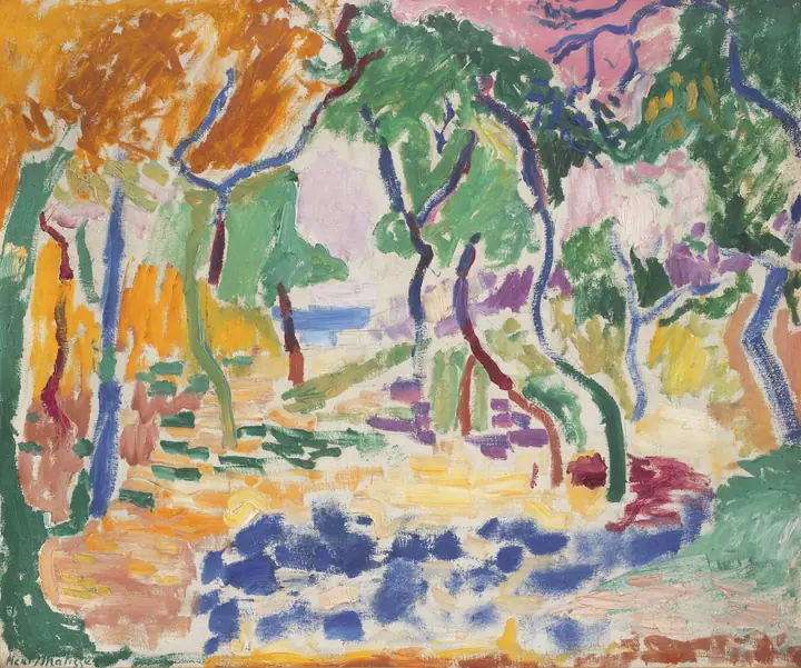 Landscape at Collioure · Study for The Joy of Life, Henri Matisse