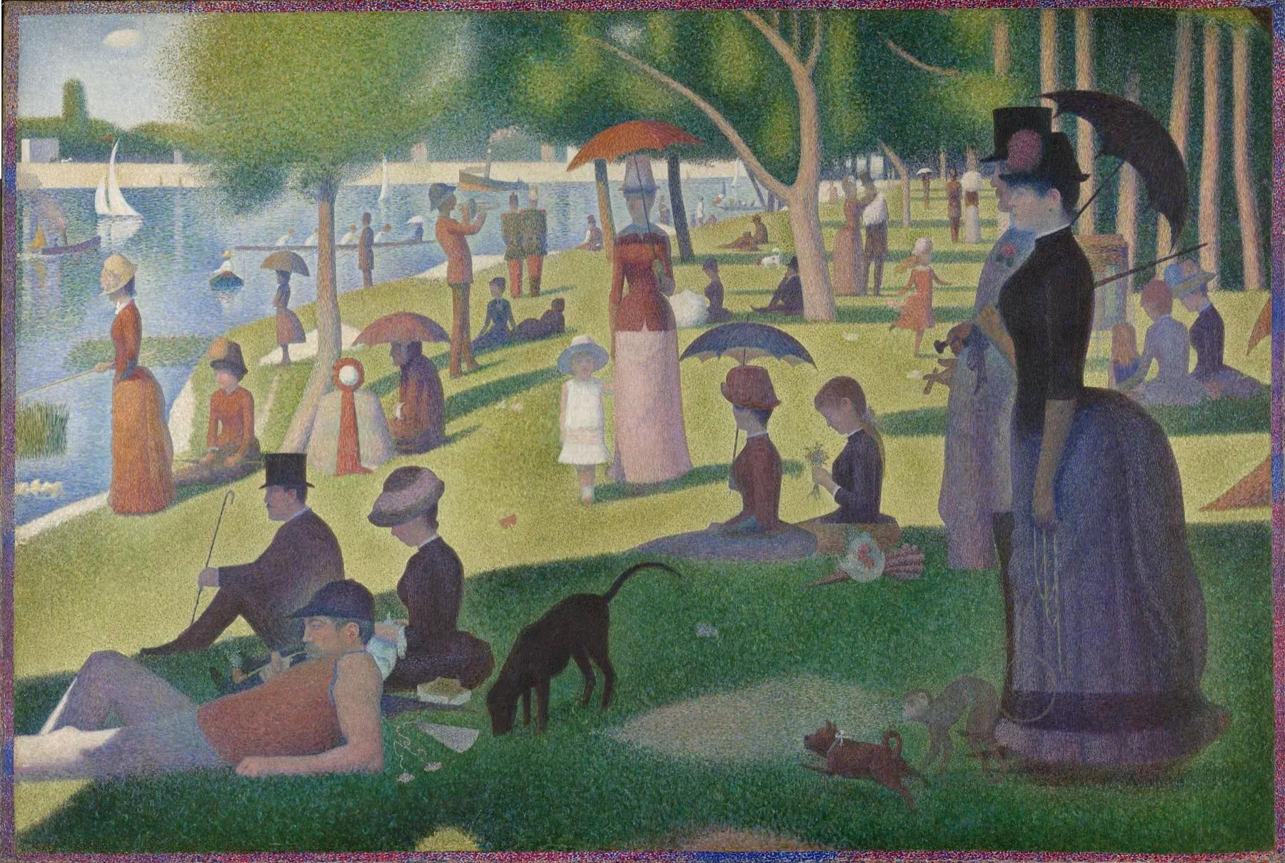 A Sunday on La Grande Jatte — 1884, Georges Seurat